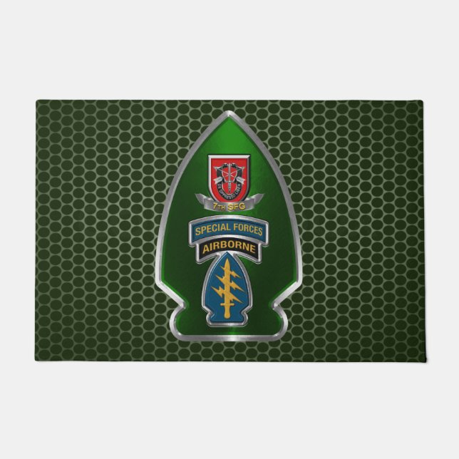 7th Special Forces Group Airborne Doormat (Front)