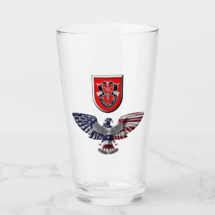 7th Special Forces Group (Airborne) Framed Insigni Glass