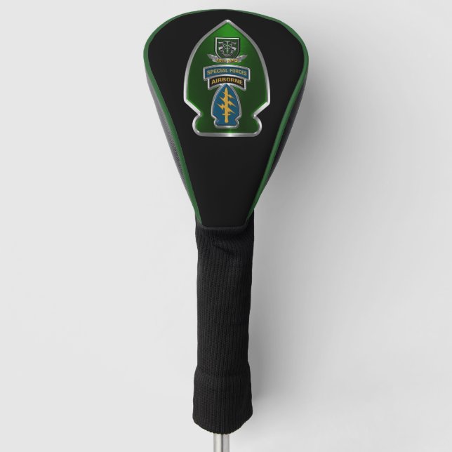 7th Special Forces Group (Airborne)   Golf Head Cover (Front)