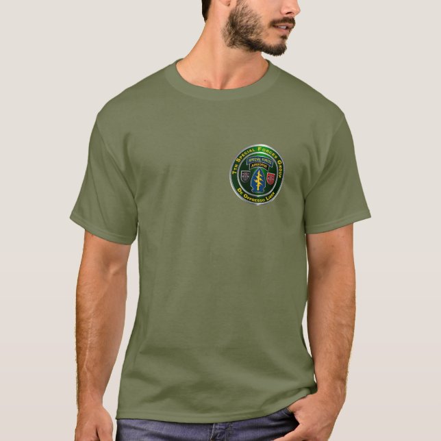 7th Special Forces Group Airborne T-Shirt (Front)