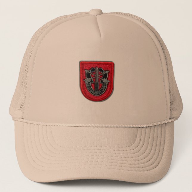 7th special forces group flash veterans Hat (Front)