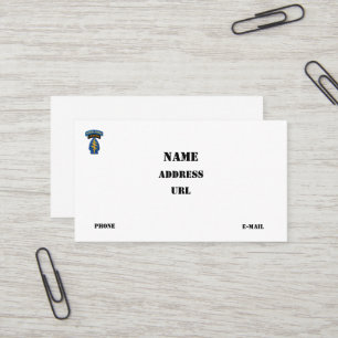 7th Special Forces Group Green Berets SF SFG Business Card