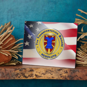 7th Transportation Brigade Expeditionary  Plaque