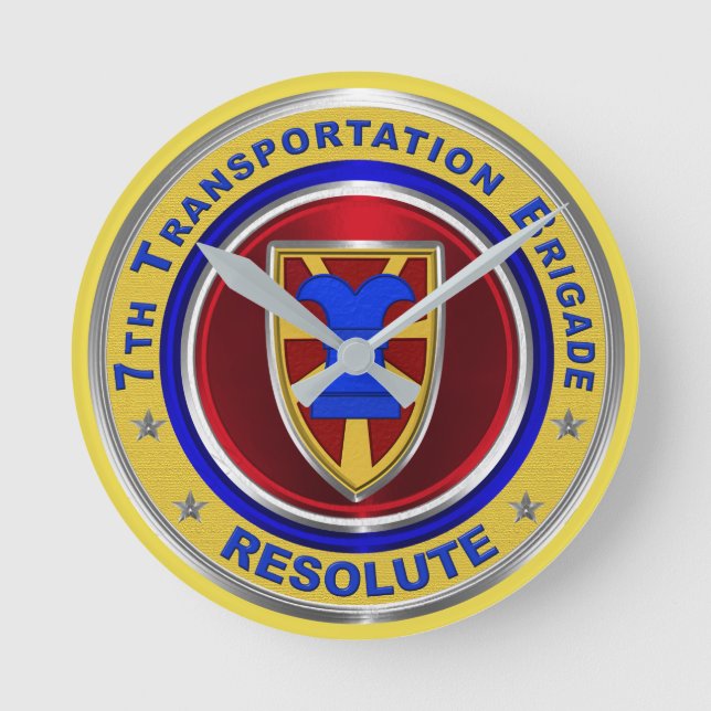 7th Transportation Brigade Expeditionary Round Clock (Front)
