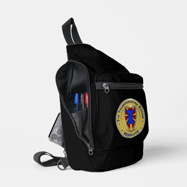7th Transportation Brigade  Sling Bag (Open)