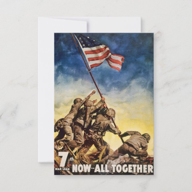 7th War Loan Now All Together Invitation (Front)