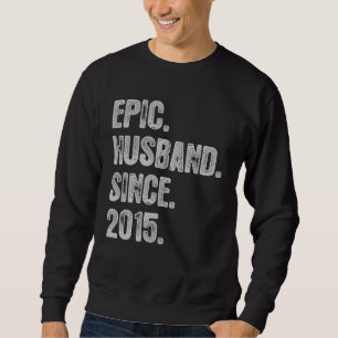 7th Wedding Aniversary For Him Epic Husband Since Sweatshirt