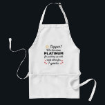 7th Wedding Anniversary I - Copper Funny Couple Standard Apron<br><div class="desc">Fun design, perfect for anyone who's been married for 7 years and to a wedding vow renewal ceremony. It makes a great matching outfit for couples! 'Copper? We deserve Platinum for putting up with each other for 7 Years' quote for a couple who got married 7 years ago or a...</div>