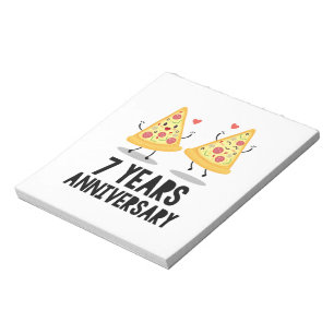 7th Wedding Anniversary Notepad