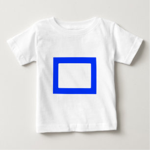 7X5 Card with Round Inside Conors Transp Blue Baby T-Shirt
