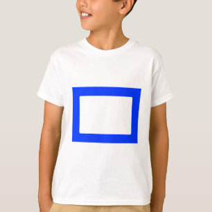 7X5 Card with Round Inside Conors Transp Blue T-Shirt