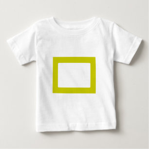 7X5 Card with Round Inside Conors Transp Gold Baby T-Shirt