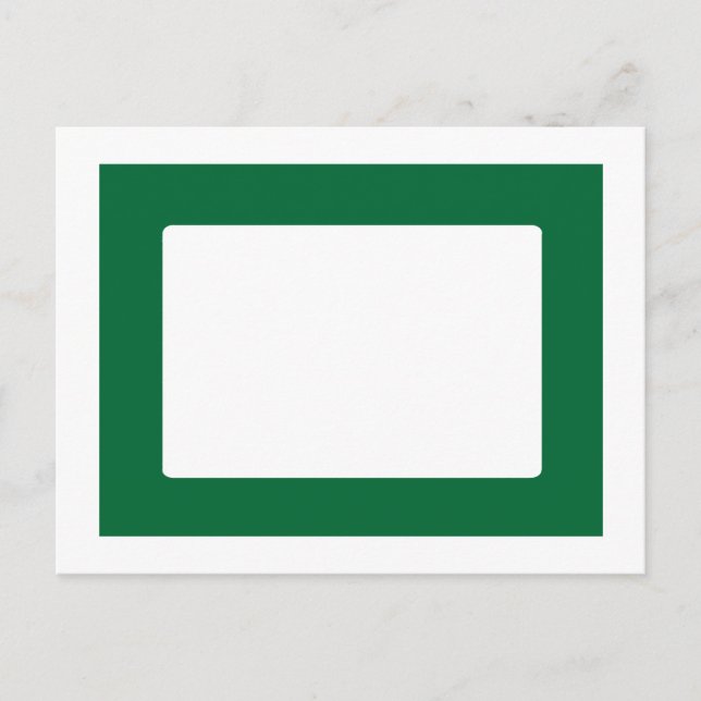 7X5 Card with Round Inside Conors Transp Green Dk (Front)