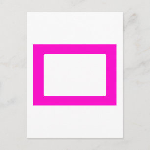7X5 Card with Round Inside Conors Transp Magenta