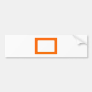 7X5 Card with Round Inside Conors Transp Orange Bumper Sticker