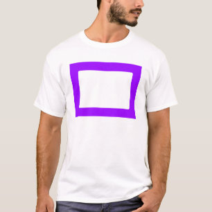 7X5 Card with Round Inside Conors Transp Purple T-Shirt