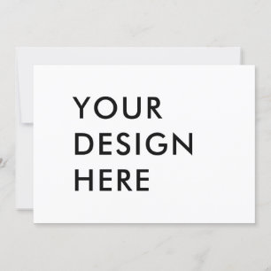 7x5 invitation custom print