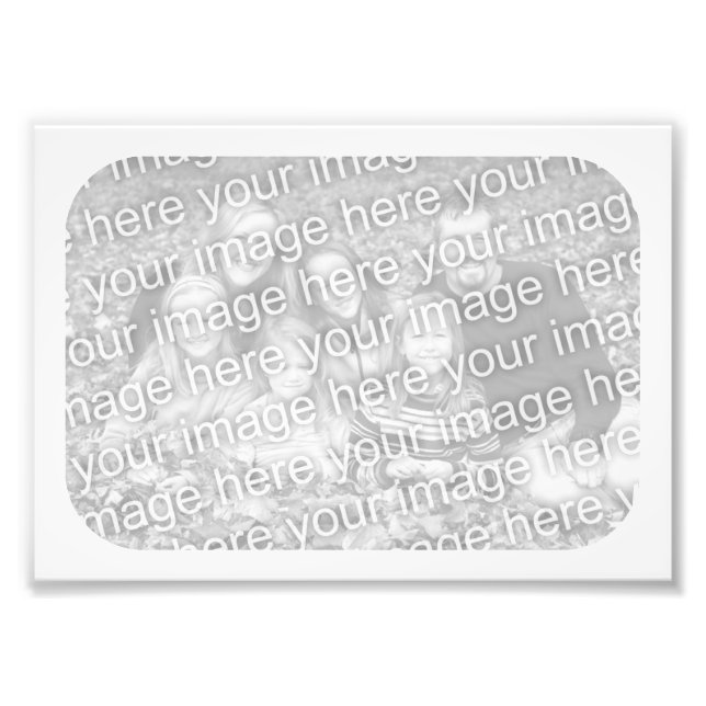 7x5 White Frame Photo (Front)