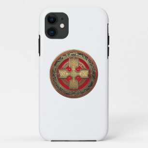 [800] Ancient Celtic Sacred Gold Knot Cross iPhone 11 Case