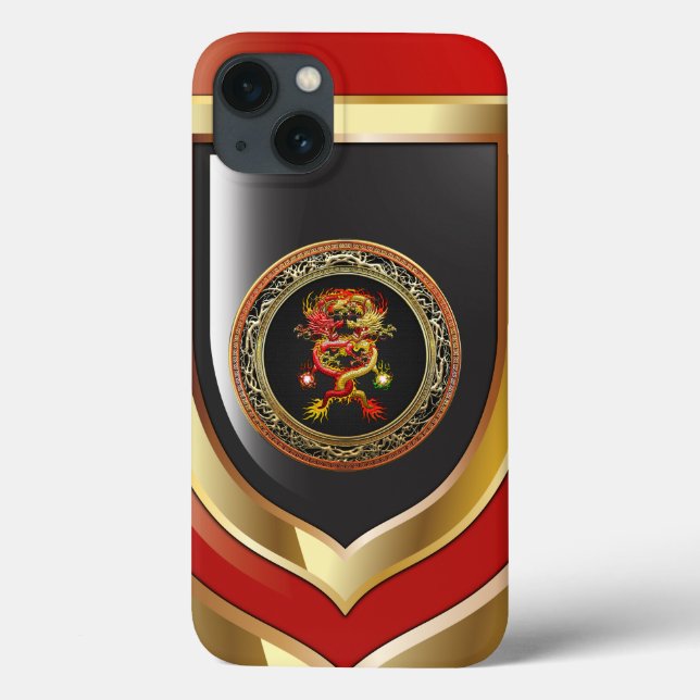 [800] Red and Yellow Dragons Case-Mate iPhone Case (Back)