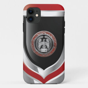 [800] Silver Roman Imperial Eagle iPhone 11 Case