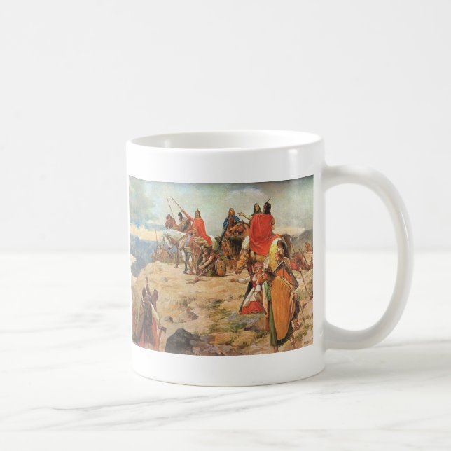 800px-Oton_Ivekovic,_Dolazak_Hrvata_na_Jadran Coffee Mug (Right)