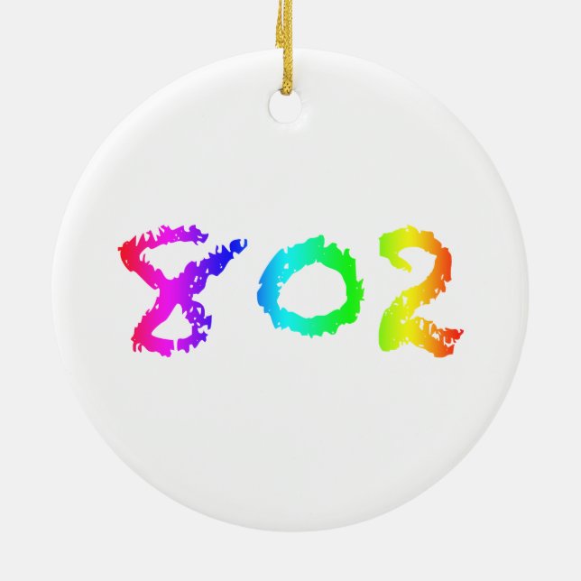 802 CERAMIC ORNAMENT (Back)