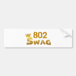 802 Vermont Swag Bumper Sticker