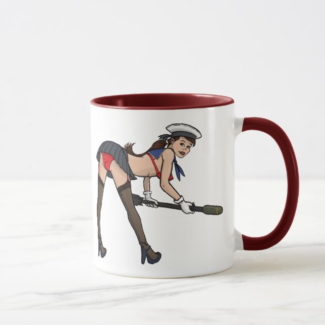 806 Sqn Ace of Diamonds Pin-Up Mug (Right)
