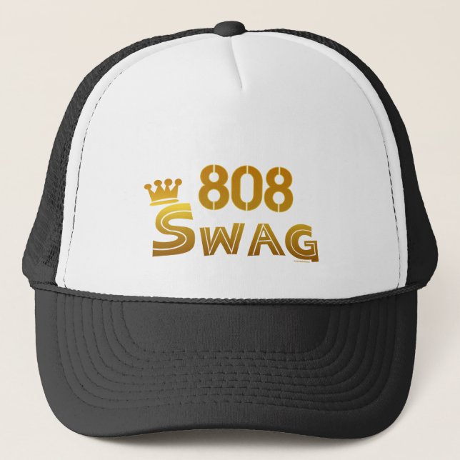 808 Hawaii Swag Trucker Hat (Front)