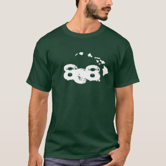 808 Hawaiian Islands - Green T-Shirt