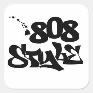 808 Style Sticker
