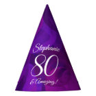 80 and Amazing Elegant Purple Birthday