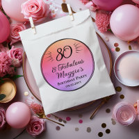 80 and Fabulous 80th Birthday Party