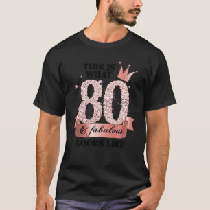 80 & Fabulous I Rose And White Party Group Candid  T-Shirt