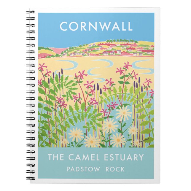 80 page notebook vintage style Camel Estuary (Front)