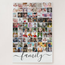 80 Photo Collage Personalised Family