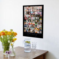 80 Photo Collage Personalised Family Typography