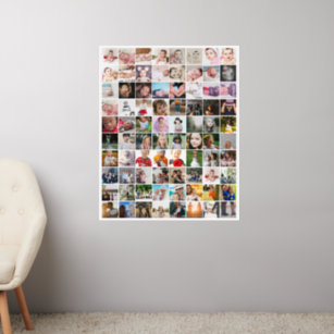 80 Photo Collage  Unique Personalised DIY Custom Wall Decal