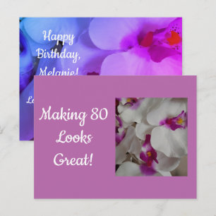 80 Quote Humour Orchids Photo Postcard