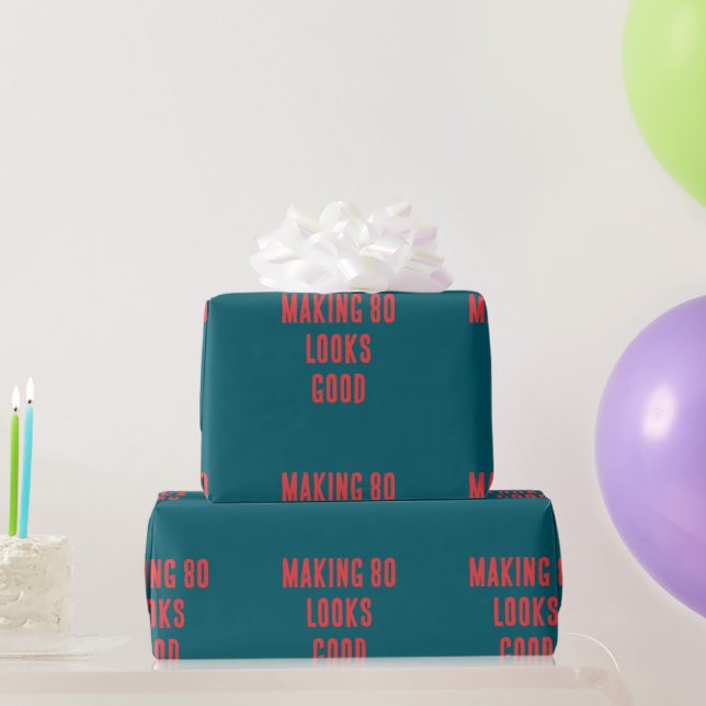80 Quote Humour  Wrapping Paper (Party Gifts)