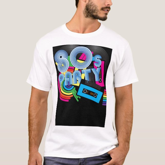 80 Retro Party T-Shirt (Front)