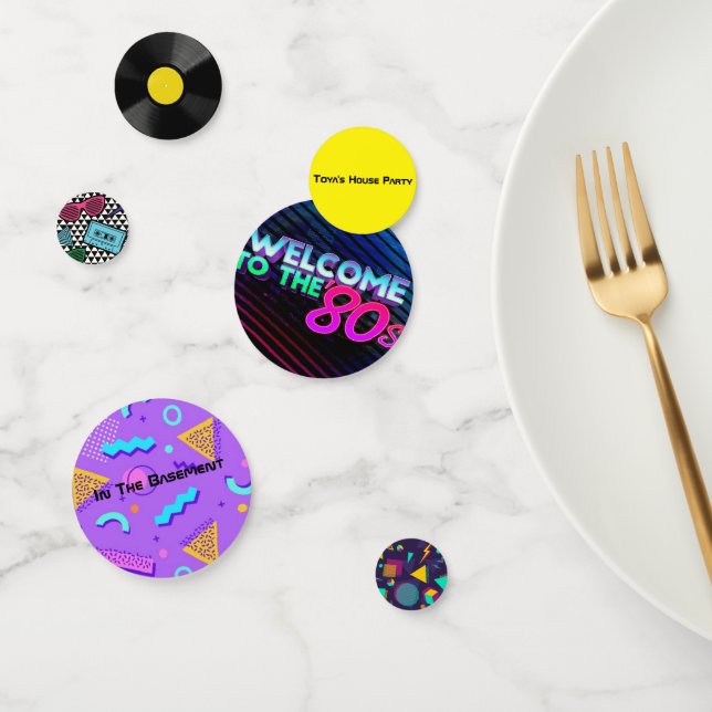 80’s, 90’s Party Theme Confetti (Group)