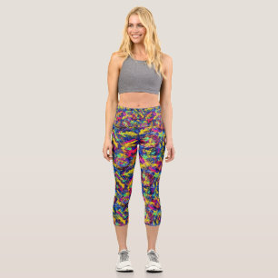 80’s Neon Rewind Capri Leggings