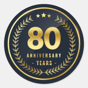 80 Year Anniversary Envelope Seal