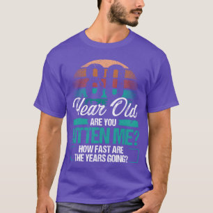 80 Year Old Funny Cat Owner Birthday Idea Kitten g T-Shirt