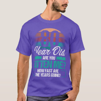 80 Year Old Funny Cat Owner Birthday Idea Kitten g T-Shirt