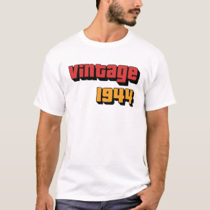80 Year Old Gift Men Women Vintage 1944 80th Birth T-Shirt