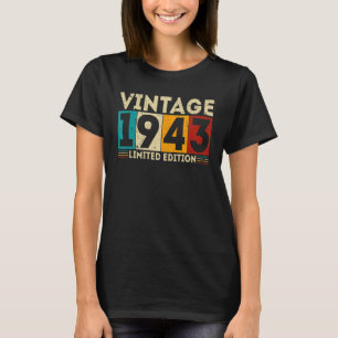 80 Year Old Vintage 1943 80th Birthday T-Shirt