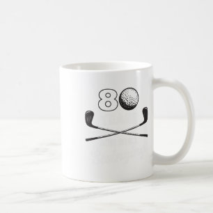 80 Years And Still Swinging 80th Birthday Funny Go Coffee Mug